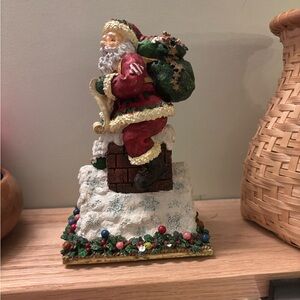 Vintage Santa Claus Music Box